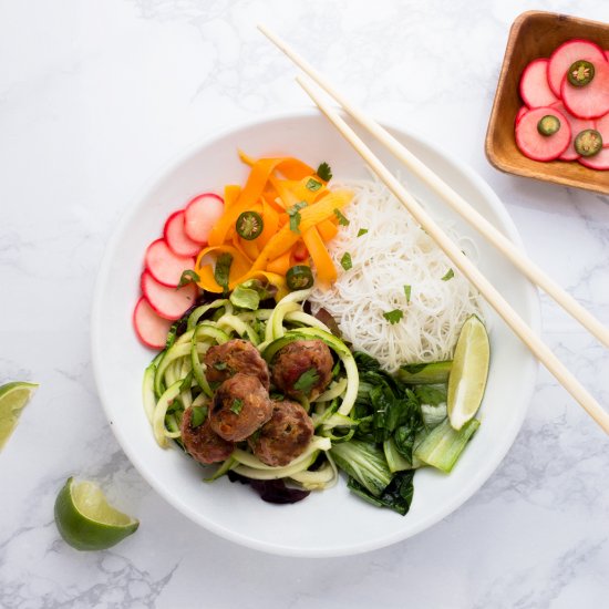 Bánh Mì Meatball Bowls