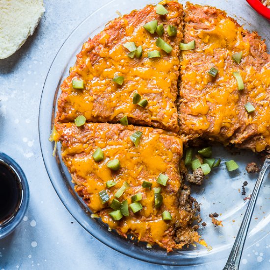 Cheeseburger Squash Casserole