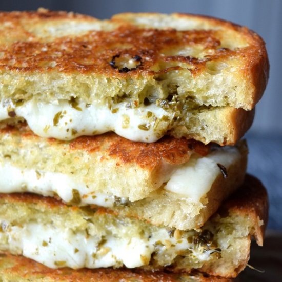 Pesto Grilled Cheese