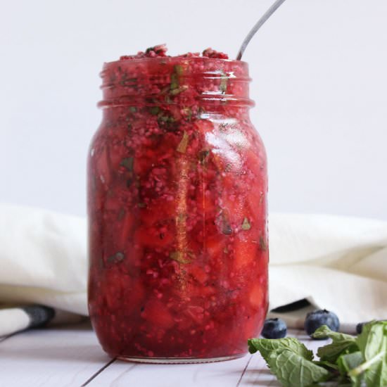 Mint Berry & Hemp Salsa