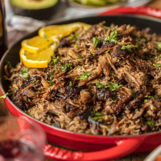 Sangria Pork Carnitas