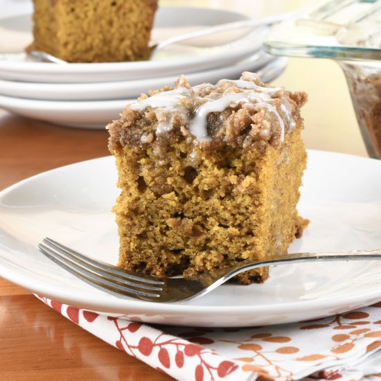 Iced Pumpkin Coffee Cake