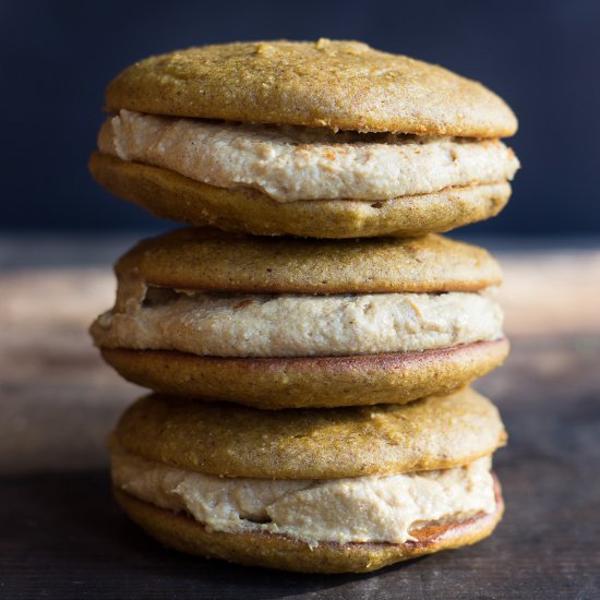 Healthy Pumpkin Whoopie Pies