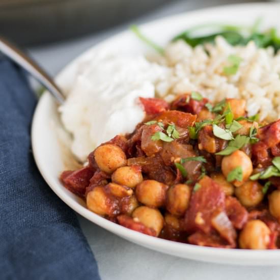 Vegan Spiced Chickpea Stew