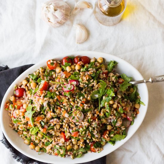 Farro & Vegetable Salad