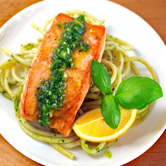 Lemon Pesto Salmon