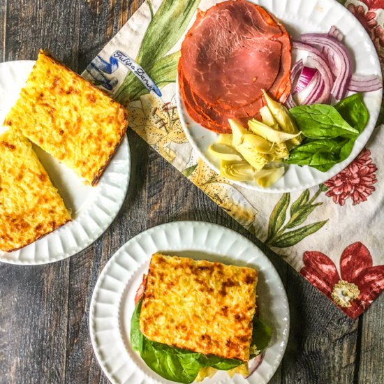 Low Carb Cauliflower Cheese Bread