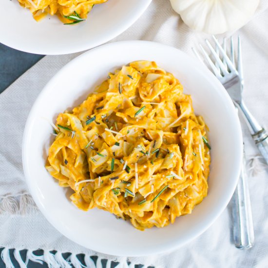 Pumpkin Fettuccine Alfredo