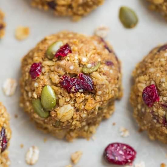 Pumpkin Breakfast Cookies