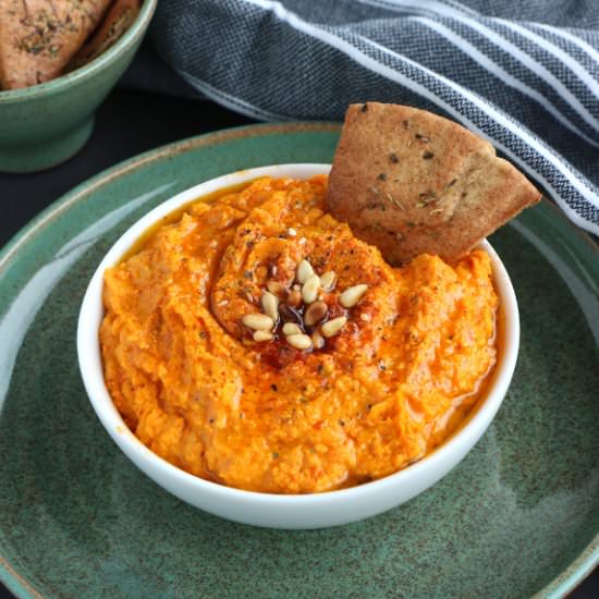 Carrot and Turmeric Hummus