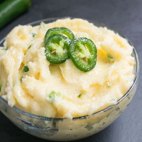 Jalapeno Garlic Mashed Potatoes