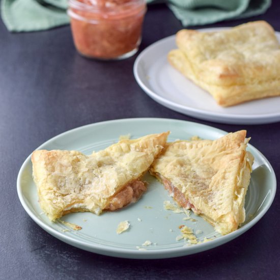 Cream Cheese Rhubarb Pastry