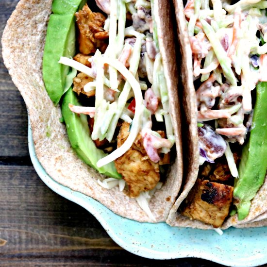 Honey Chipotle Chicken Tacos