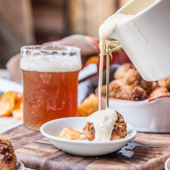 Chips Crusted Meatballs