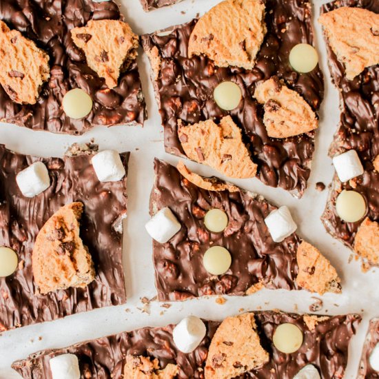 Rocky Road Chocolate Bark