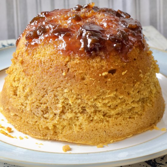 Pumpkin & Plum Steamed Pudding