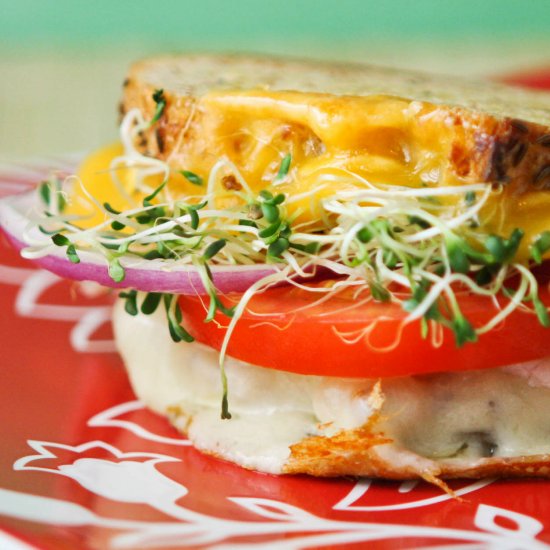 Turkey Veggie Grilled Cheese