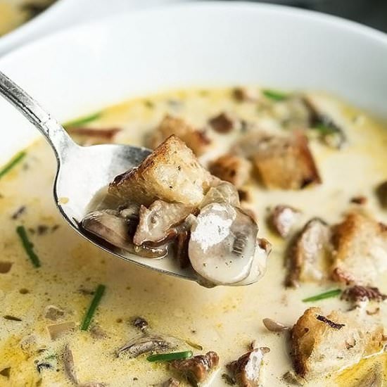 Homemade Mushroom Soup