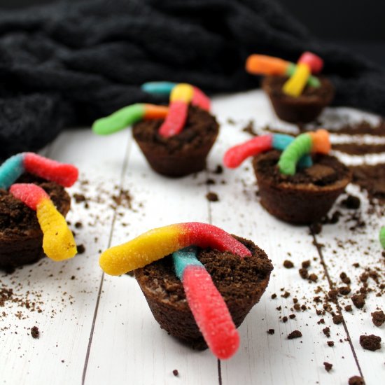 Dirt Cup Brownie Bites