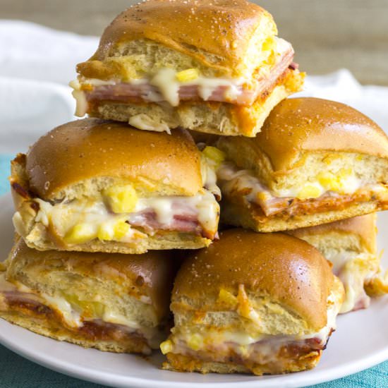 Hawaiian Pizza Sliders