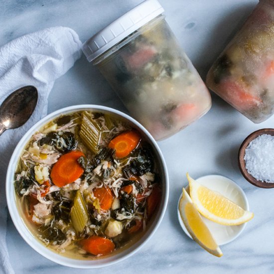 “Magical” Chicken & Vegetable Soup