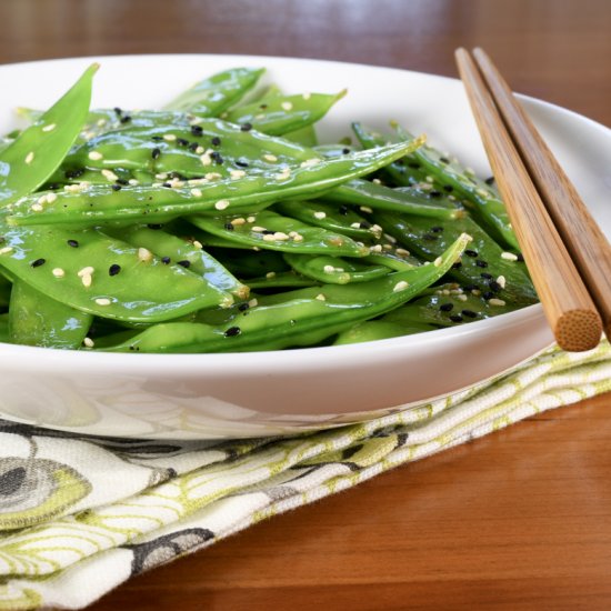 Sesame Snow Peas