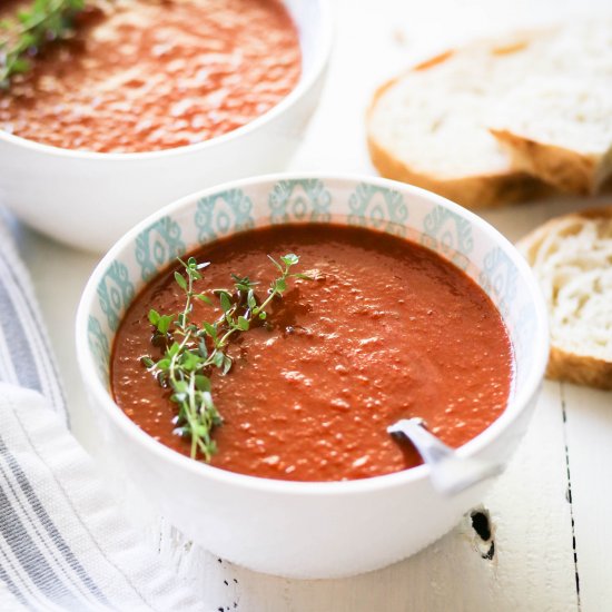 Simple Roasted Tomato Soup