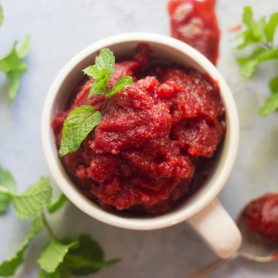 Beet & Vanilla Sorbet