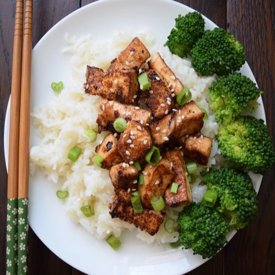 Asian Garlic Tofu