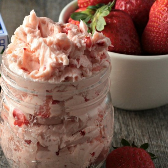 Whipped Strawberry Honey Butter