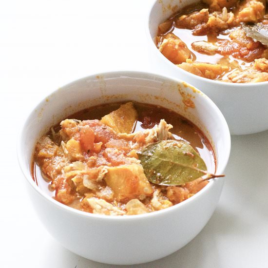 Sweet Potato and Chicken Stew