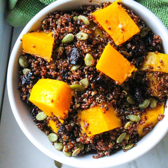 Quinoa Squash Cranberry “Dressing”