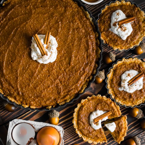 butternut squash maple tarts