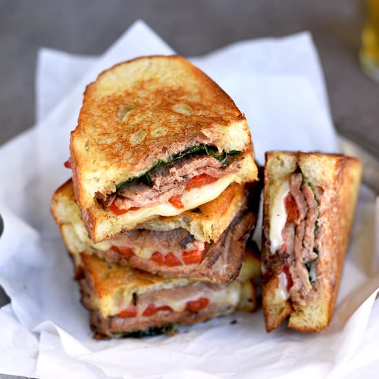 London Broil Steak Sandwich