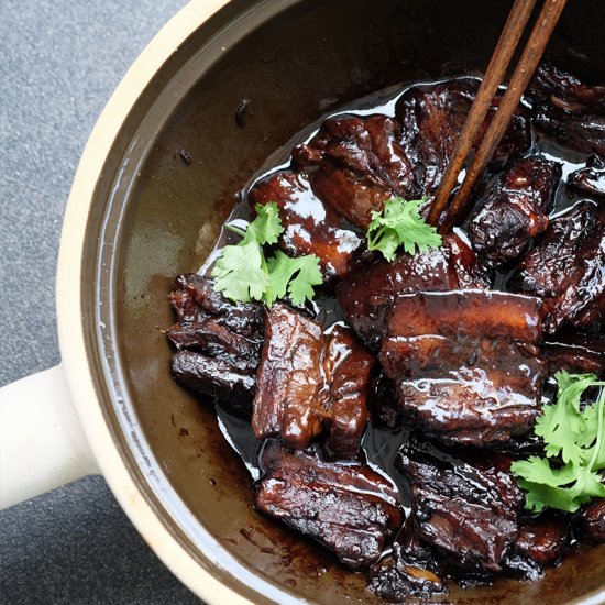 Tender Braised Pork Belly