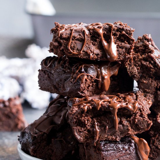 Triple Chocolate Pumpkin Brownies