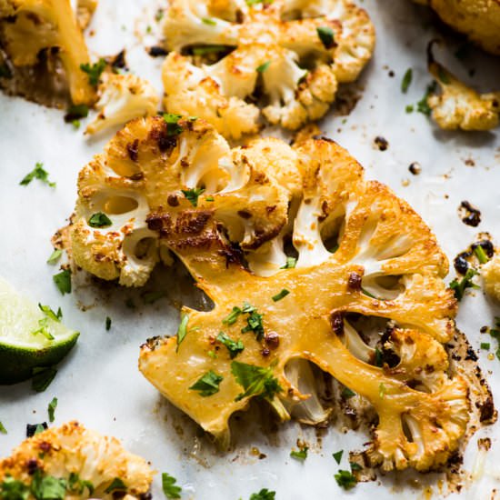 Spicy Chipotle Roasted Cauliflower