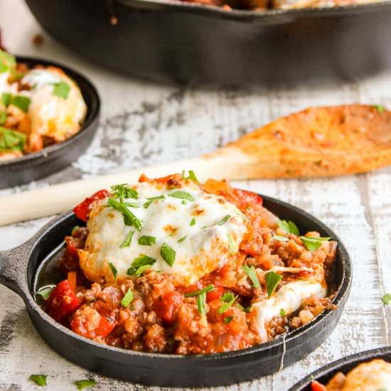 Italian Stuffed Pepper Skillet