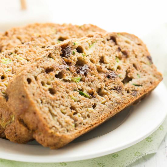 Chai Spice Chocolate Zucchini Bread