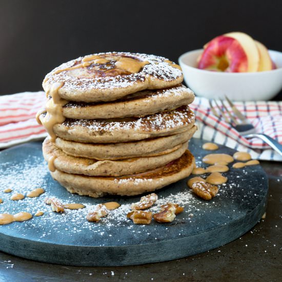 Whole Grain Apple Pancakes