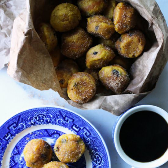 Pumpkin Chocolate Chip Donut Muffin