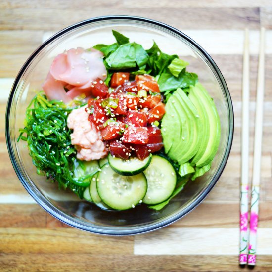 Homemade Poke Bowls