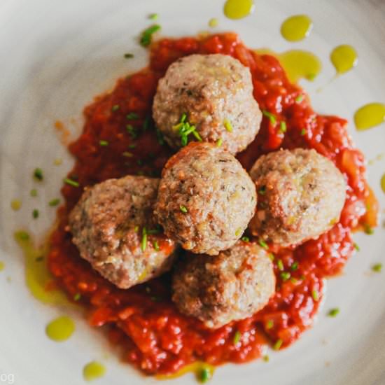 Turkey Meatballs With Tomato Sauce