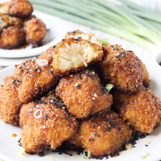 Honey Teriyaki Cauliflower Bites