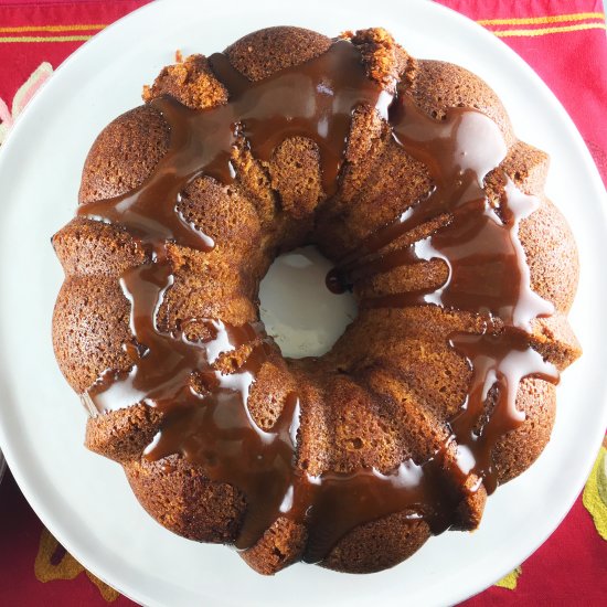 German Apple Cake Caramel Sauce