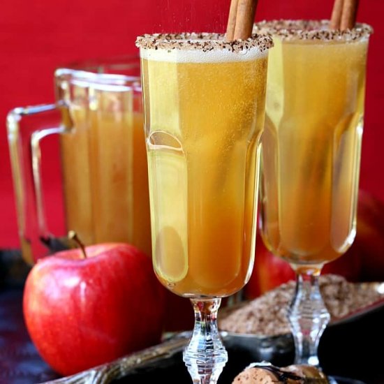 Apple Cider Mimosas