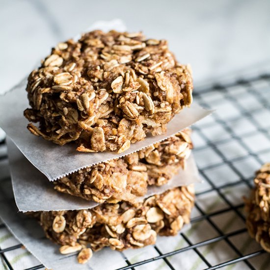 Cinnamon Apple Breakfast Cookies