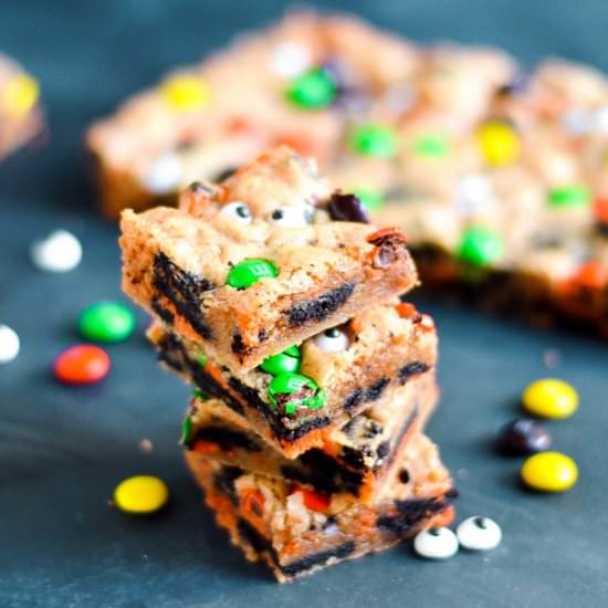 Halloween Kitchen Sink Blondies