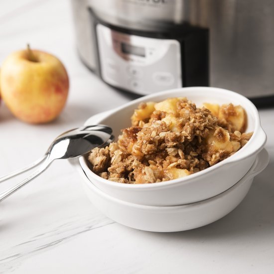 Slow Cooker Apple Cobbler