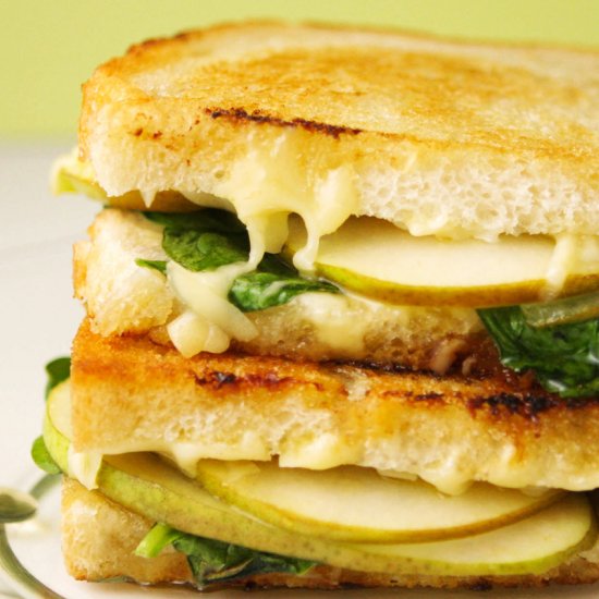 Pear and Honey Grilled Cheese